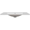 36" Single Bathroom Vanity Top with White Basin;  3-Faucet Holes;  Ceramic